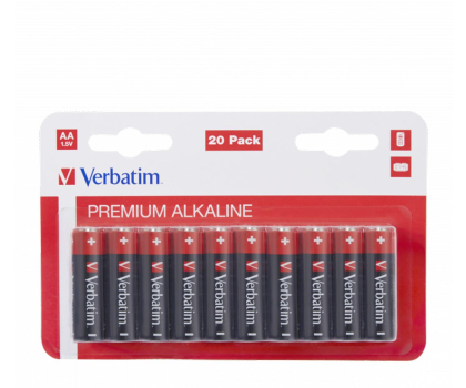 Bateria lub akumulatorek VERBATIM Premium Alkaline LR6 AA (20 szt.) 49877